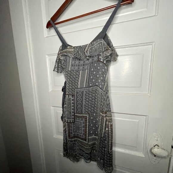 Doe & Rae Ruffle Side-Tie Sleeveless Tunic/Dress - Picture 10 of 12